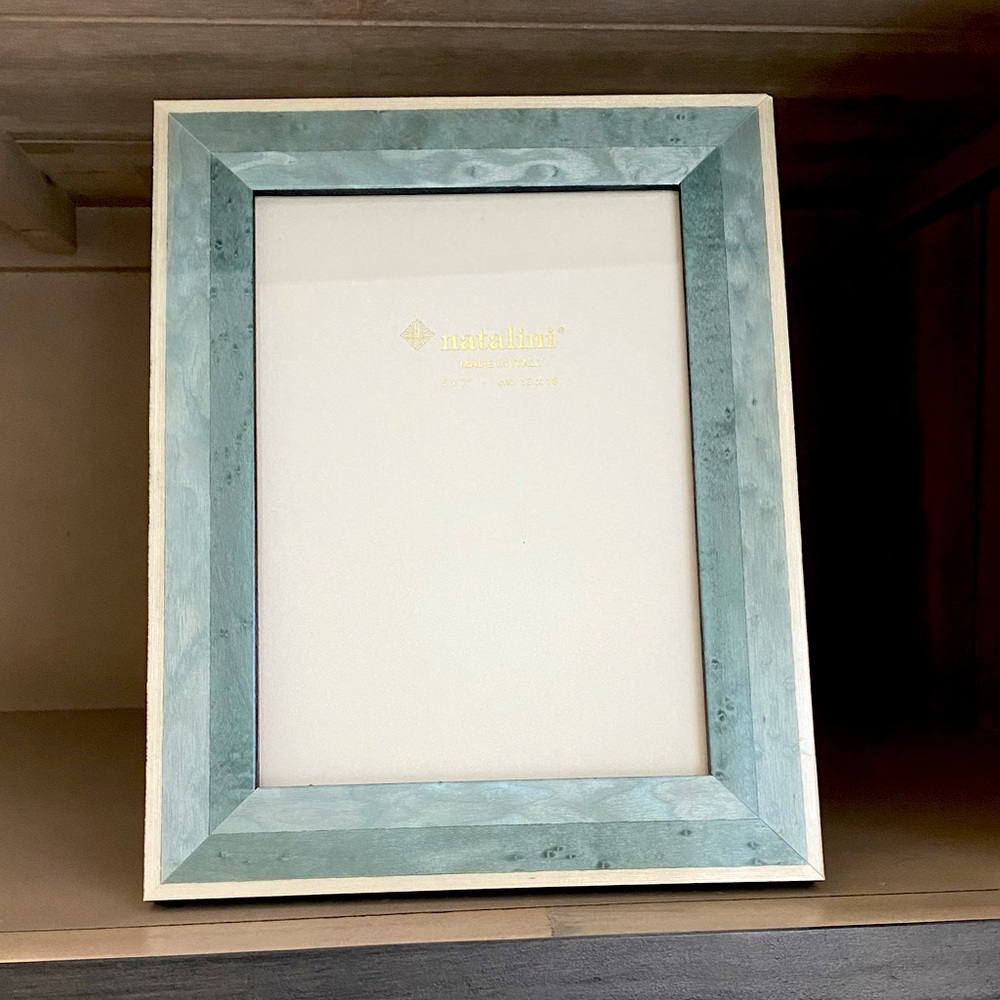 blue frame for 5x7 photo